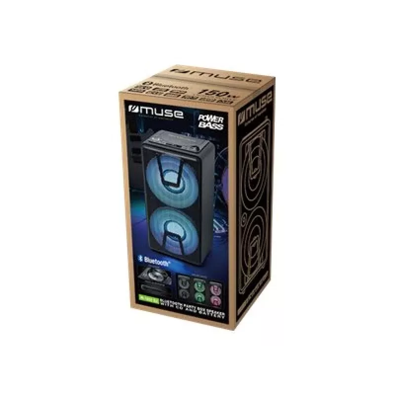 Muse | Party Box Skaļrunis | M-1820 DJ | 150 W | Bluetooth | Melns | Bezvadu savienojums