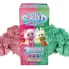 Set Fluffy Sand 2x70g Pink/zaļa TUBAN