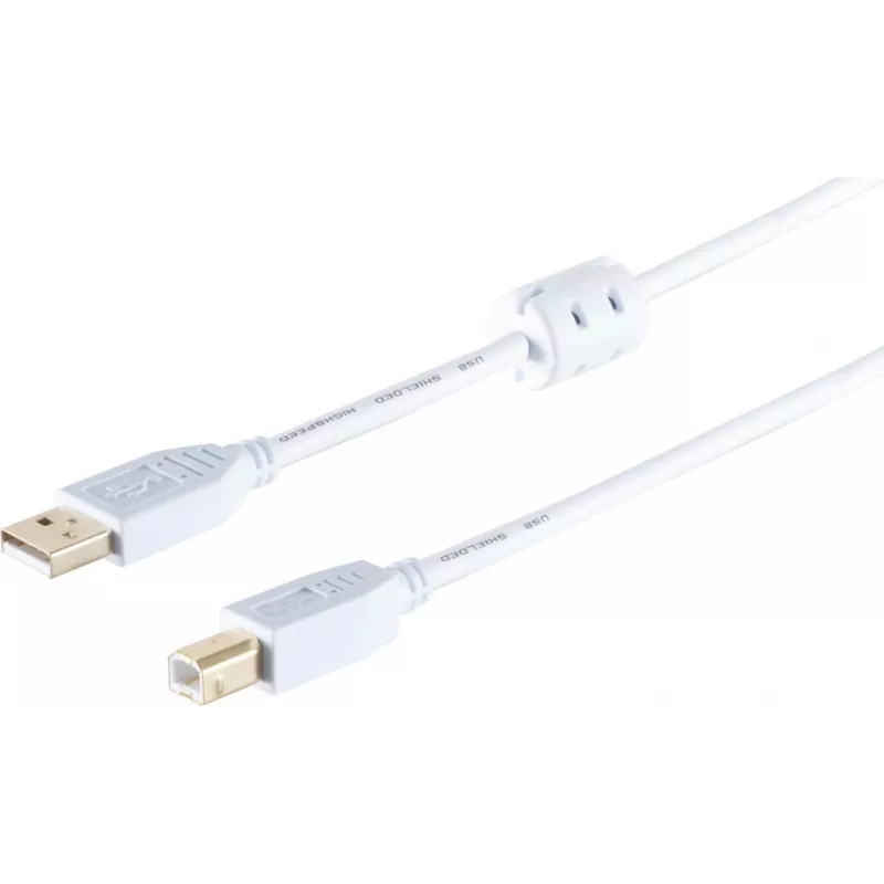 USB A–B datu kabelis ShiverPeaks 77021-WF — USB 2.0 High Speed