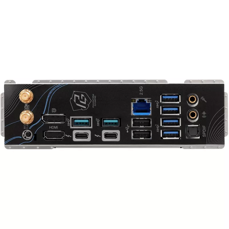 Mātesplate ASRock Phantom Gaming Z890M Riptide WiFi — Intel Z890, LGA1851, microATX, DDR5, 4x DIMM, 256GB, Wi‑Fi 6E, 2.5Gb LAN
