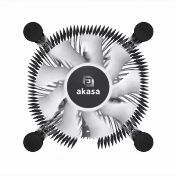 Gaisa dzesētājs Akasa AK-CC6615BP01 melns 600-3000 RPM divu lodīšu gultnis