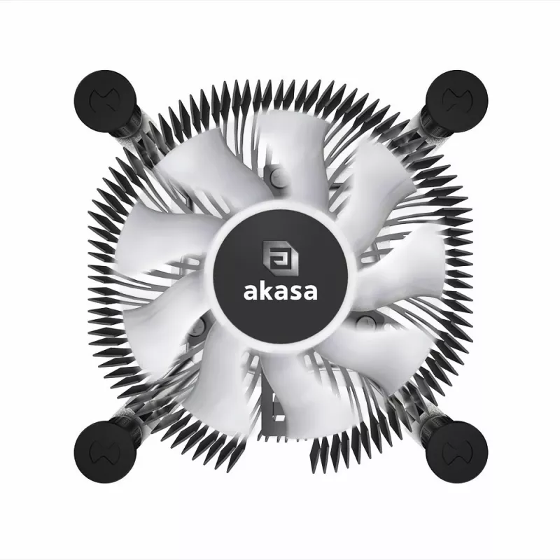 Gaisa dzesētājs Akasa AK-CC6615BP01 melns 600-3000 RPM divu lodīšu gultnis