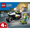 LEGO City Policijas motocikla pakaļdzīšanās komplekts 60455 — 65 detaļas, 2 minifigūras, vecumam 4+