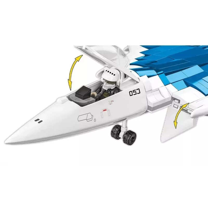 Konstrukciju komplekts Cobi SU-57 Felon, 928 gabali – Cobi modelis COBl-5909