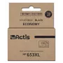 Actis KH-653BKR tintes kasetne (aizstāj HP 653XL 3YM75AE; Premium; 20ml; 575 lapas; melna)