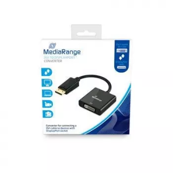Video kabeļa adapteris MediaRange MRCS174 0.15 m DVI-DisplayPort melns