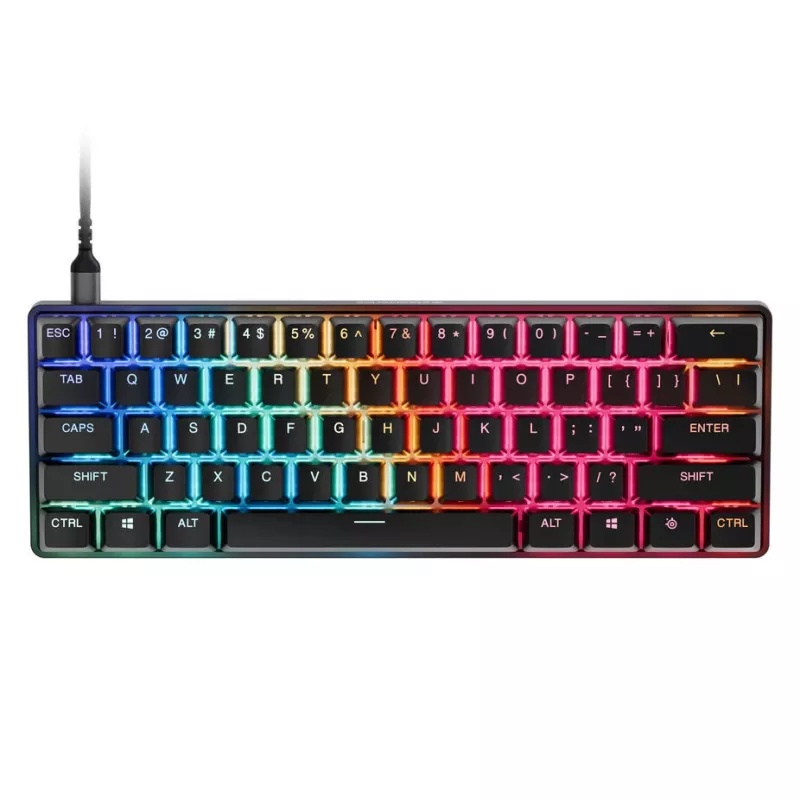 Mehāniskā mini tastatūra STEELSERIES Apex Pro Gen 3 Mini ar RGB slēdžiem
