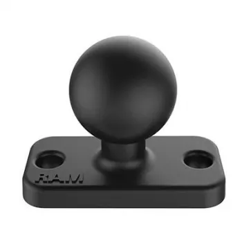 RAM Mounts RAM B izmēra 1 lodīte un taisnstūra plāksne ar 1,5 2 caurumu izkārtojumu (RAM-B-202U-12)
