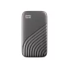 WD My Passport SSD WDBAGF0040BGY - SSD - šifrēts - 4 TB - ārējais (pārnēsājams) - USB 3.2 Gen 2 (USB-C savienotājs) - 256 bitu AES - pelēks