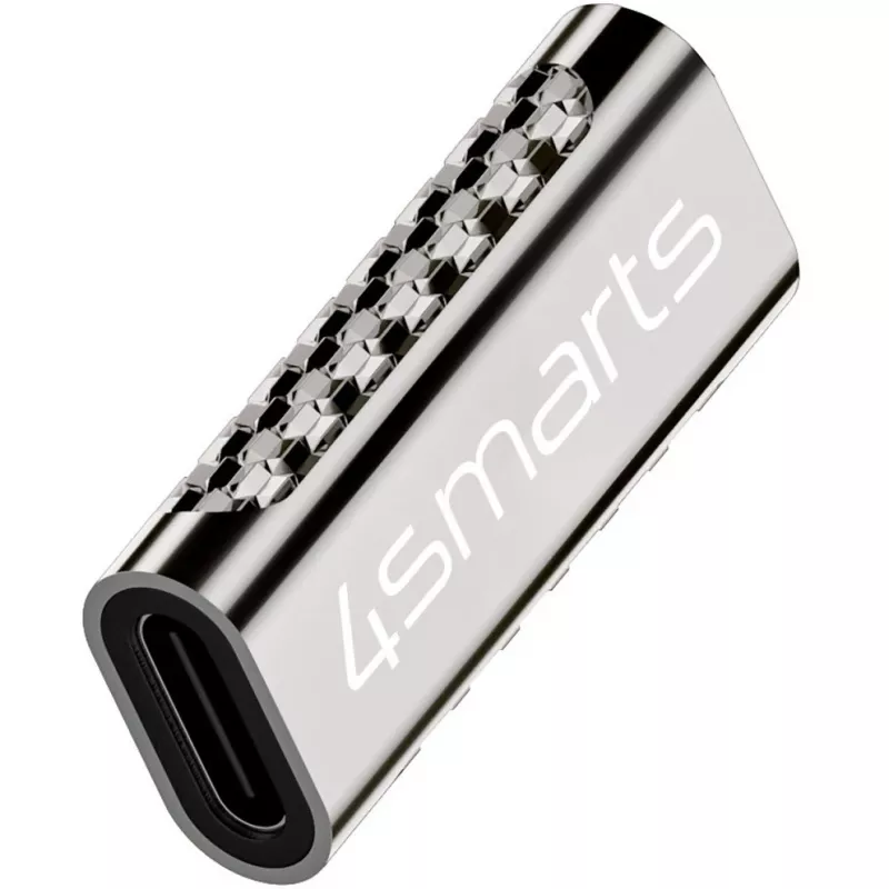 Kabeļa savienotāja adapteris 4smarts 540464 USB-C uz USB-C Sudraba