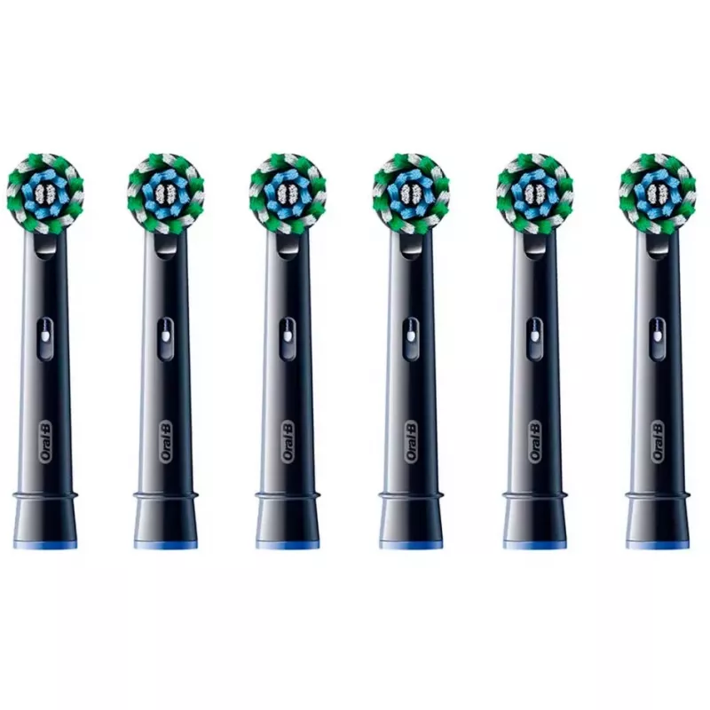 Oral-B Pro CrossAction CleanMaximizer rezerves galviņas, melnas, 6 gab.