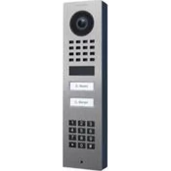 Video durvju domofons DoorBird D1102KV — nerūsējošais tērauds, 1080p, teleobjektīvs, 140° horizontāli, IP65, IK08
