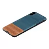 man and wood viedtālruņa maciņš iPhone XS Max — džinsa melns