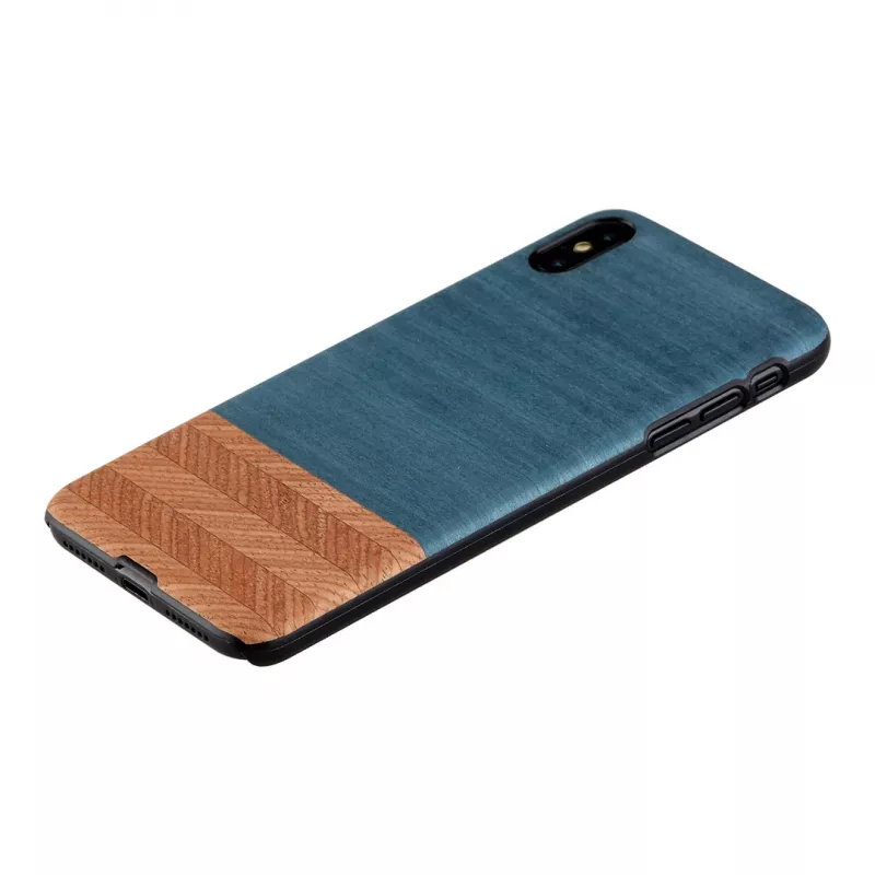man and wood viedtālruņa maciņš iPhone XS Max — džinsa melns