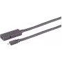 USB kabelis S/CONN 13-49045 USB 3.2 Gen 2 3 m USB C Melns