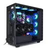 Sharkoon REBEL C80G RGB Midi Tower Melns