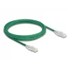 Tīkla kabelis DeLOCK RJ45 Cat.6A spraudnis–spraudnis 3m zaļš
