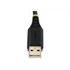 StarTech.com 60 cm 2 portu USB–seriālā adaptera kabelis, maināmas DB9 skrūves/uzgriežņi, COM saglabāšana, USB-A uz DB9 RS232, FTDI, 4. līmeņa ESD aizsardzība, Windows/macOS/ChromeOS/Linux – izturīga TPE konstrukcija