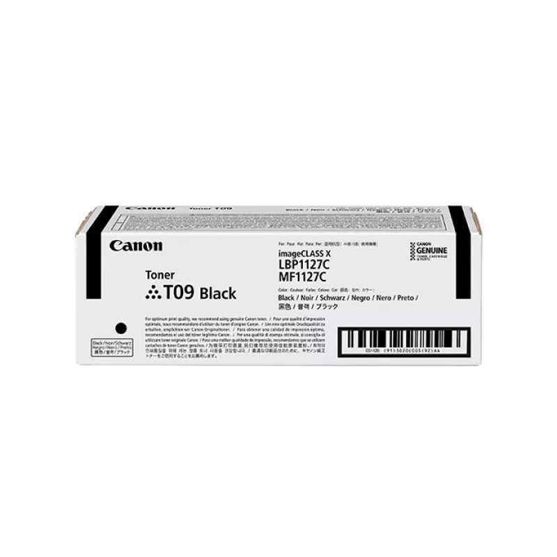 Canon TONER T09 BK tonera kasetne 1 gab. Oriģināls Melns