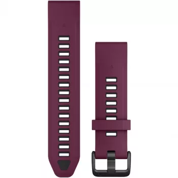Silikona aproce GARMIN Quickfit 010-13391-04, 20 mm, grafīts/sarkans