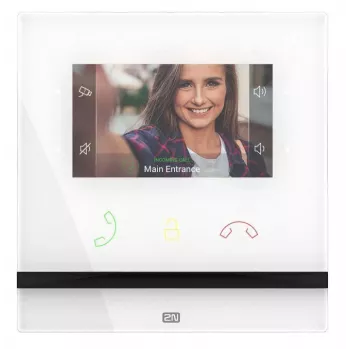 2N Indoor Compact video domofona sistēma 10,9 cm (4,3 collas) Balta