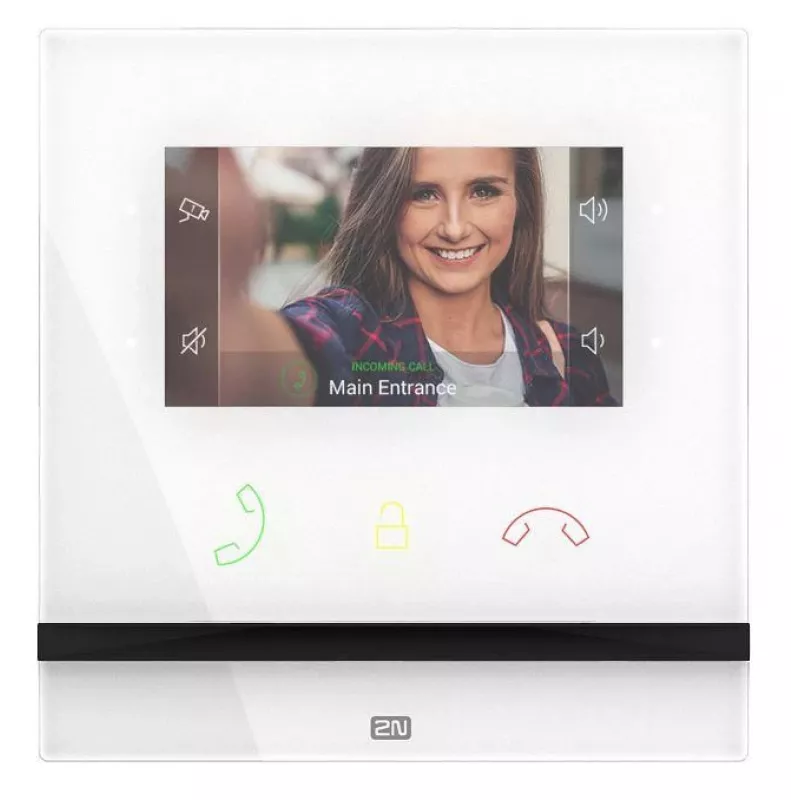 2N Indoor Compact video domofona sistēma 10,9 cm (4,3 collas) Balta