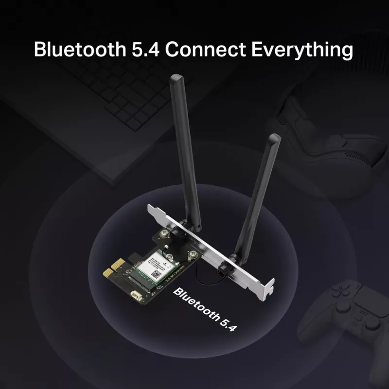 Bezvadu USB adapteris MERCUSYS MA70XE AX1800 ar Bluetooth 5.4