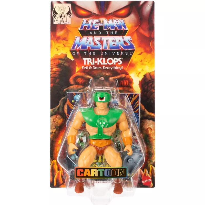Action figure MATTEL M.o.t.U. Origins Tri-Klops 5,5 collu kolekcionējama figūriņa