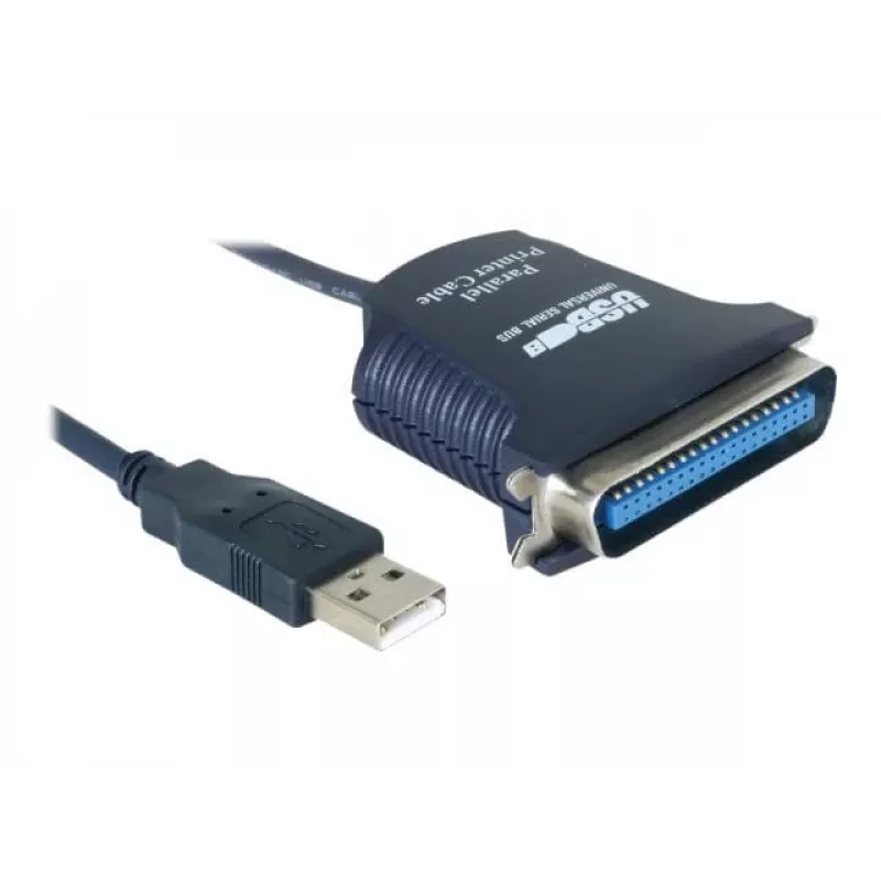 USB–printera kabelis DeLOCK 82001 1,8 m melns