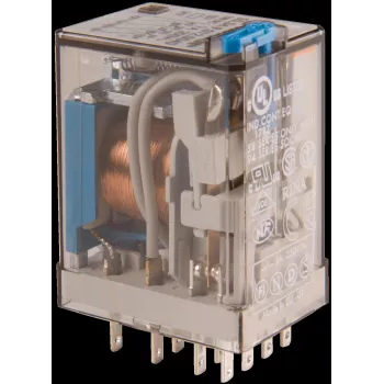 FIN 55.34.8 12V - Rūpnieciskais relejs 4x UM 250V/5A 12VAC (55.34.8.012.0040)