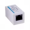 LANBERG savienotāju adapteris RJ-45 uz RJ-45, sieviešu–sieviešu, U/UTP Cat5e, balts