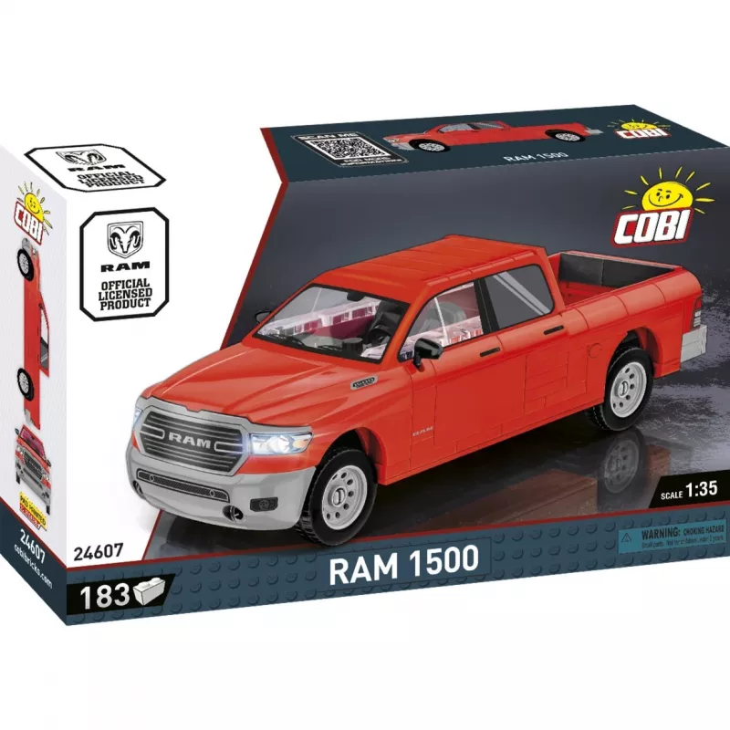 Konstrukciju rotaļlieta Cobi RAM 1500 24607, 2-in-1 būvējams modelis, maināmas konfigurācijas