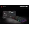 Mehāniskā tastatūra RGB Tempest X2 Outemu Red Savio Savgk-tempest X2 Red