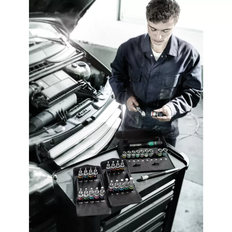 Uzgriežņatslēgu uzgaļu komplekts Wera 8790 HMC HF 1 Zyklop 10 gab.