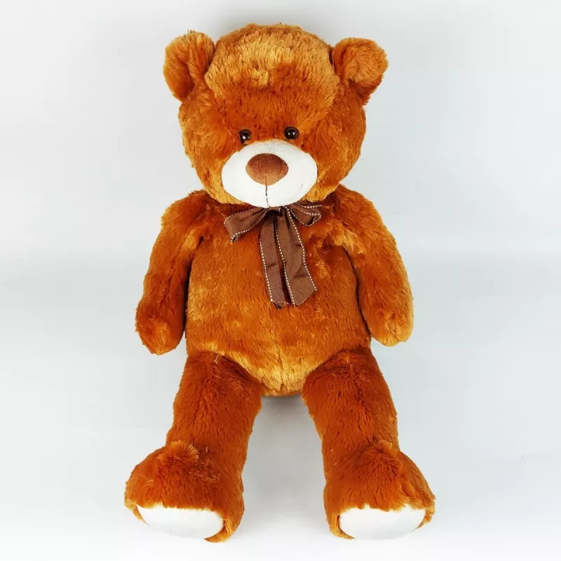 Mascot Plush Teddy Bear with a bow 70 cm brown