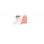 MicroSDXC karte Silicon Power Superior 128GB UHS-I Class 10 U3 V30, 100/80 MB/s, balta/persiku