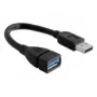 USB kabelis DeLOCK 82776 0,15 m melns