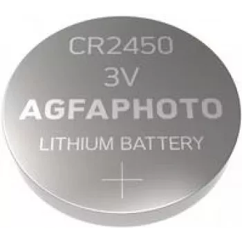 AgfaPhoto Button Cell CR 2450 Litija 3 V 5 gab. (150-803258)