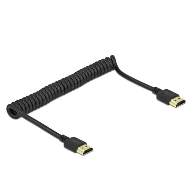 HDMI kabelis DeLOCK 84967 1,5 m Tipa A spraudnis–spraudnis melns