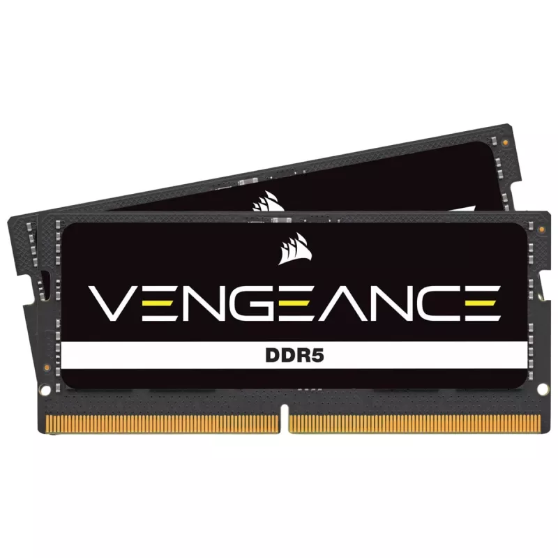 SO-DIMM 64 GB DDR5-4800 (2x 32 GB) Dual-Kit, Memory Melns, CMSX64GX5M2A4800C40, Vengeance