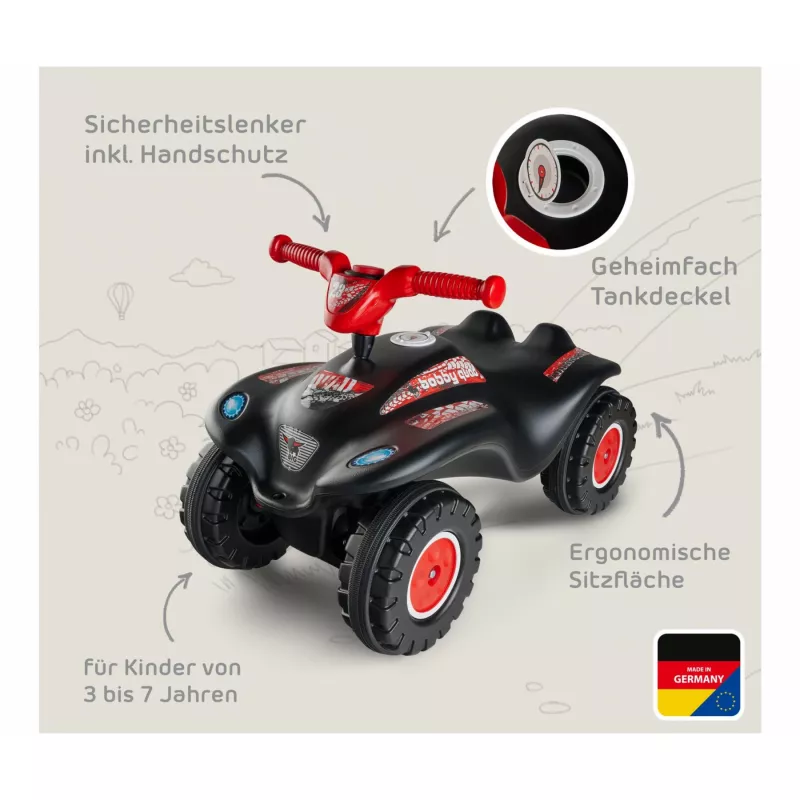 Bērnu braucamauto BIG Quad Racing BIG Bobby 56413, sarkans, četri riteņi, izturīgs dizains