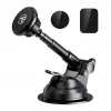 Telefona turētājs Tellur MUM Magnetic Suction Cup Adjustable Melns — magnētisks regulējams mobilo tālruņu stiprinājums