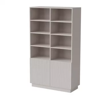 Skapis Cama Meble LIVERTI grāmatu plaukts 100×420×1705 mm kašmira krāsā