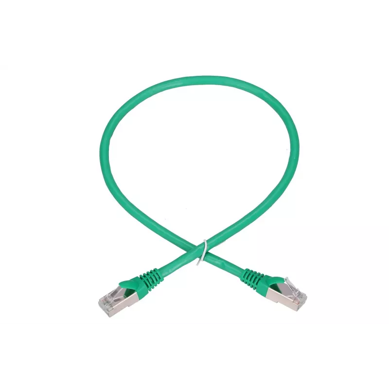 Extralink LAN Patchcord Kat.6 FTP RJ-45 Cat6 0,5 m zaļš