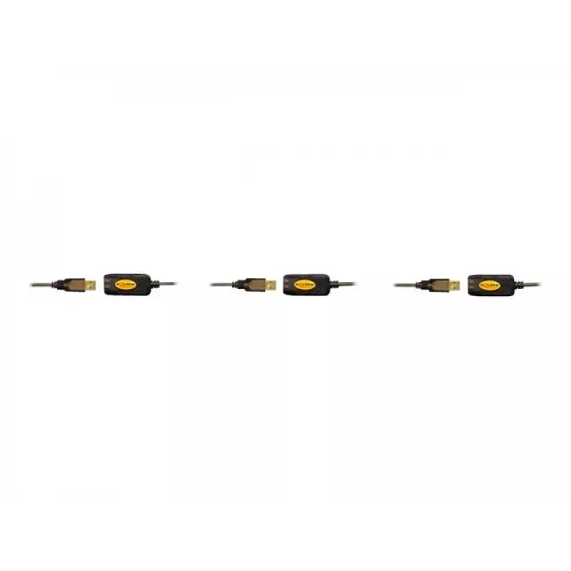 USB kabelis DeLOCK 82446 USB 2.0 10 m melns