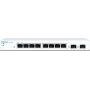 Sophos CS101-8 - Slēdzis - pārvaldīts - 8 x 10/100/1000 + 2 x Gigabit SFP - Galddatoram, sienas montāžai