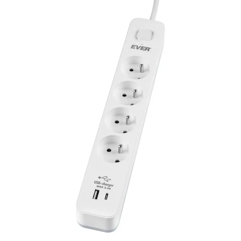Pārsprieguma aizsardzības sadalītājs PROTECT 4PL 1A1C USB T/LZ12-PRO015/1000