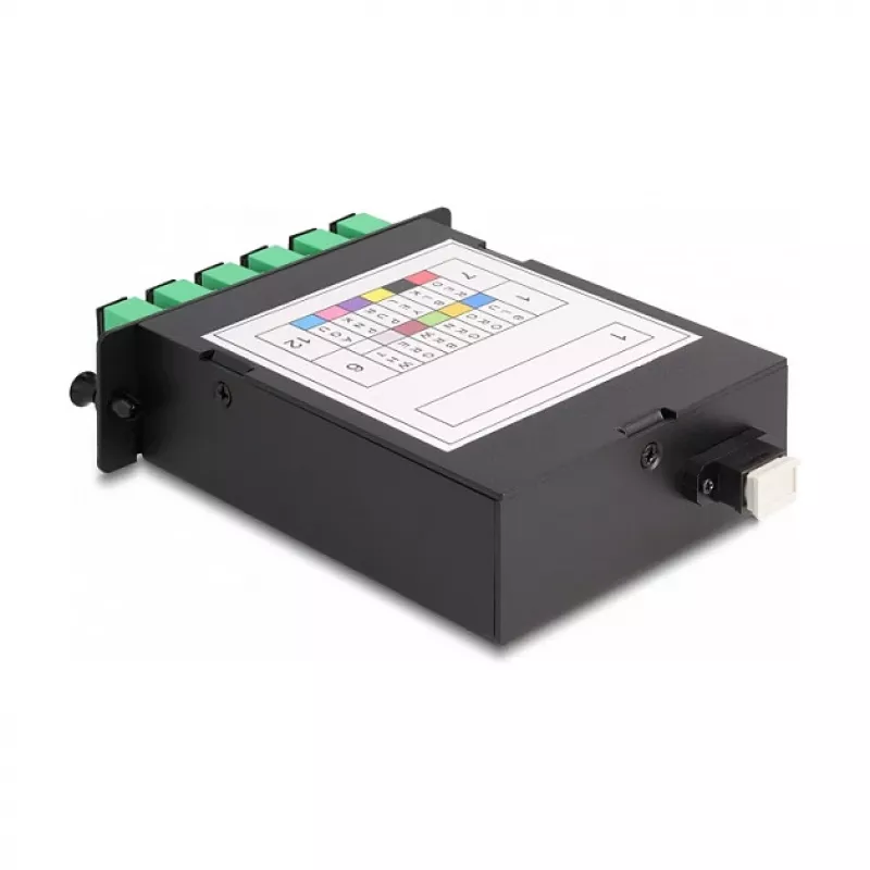 DeLOCK optiskās šķiedras HD kasete MPO vīrišķais uz 12 × SC Simplex sievišķais 12 šķiedru vienmoda 9/125 µm