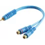 Cinch pagarinātāja kabelis ShiverPeaks 40045 — RCA audio pagarinātāja kabelis, 2 savienotāji (pāris)