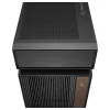Galddatora korpuss DeepCool CL6600 Melns — atbalsta ATX/PS2/SFX/SFX-L PSU, 140 mm priekšējos ventilatorus, 120/140 mm augšējos/aizmugurējos, 2,5/3,5 collu diskus
